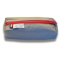 Petite Trousse Gris - rouge