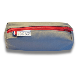 Petite Trousse Gris - rouge