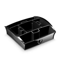 Plateau distributeur rangement thé et café