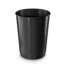 Maxi corbeille à papier (40L) - Noir