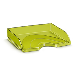 Corbeille à courrier à ouverture latérale Happy - Vert bambou