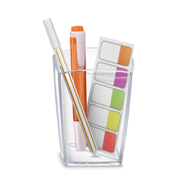 Pot à crayons cristal