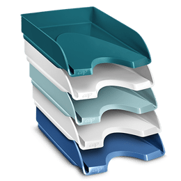 Pack de 5 corbeilles à courrier Riviera