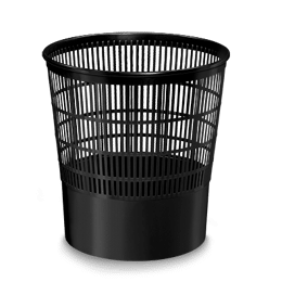 Corbeille à papier ajourée recyclée First (16L)