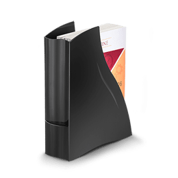 Porte-revues Noir Ellypse