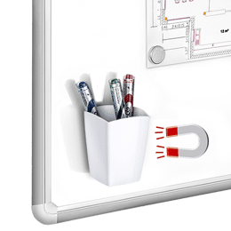 Pot à crayons Magnétique Gloss - Blanc