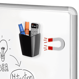 Pot à crayons magnétique noir