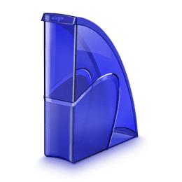 Porte-revues Happy - Bleu électrique