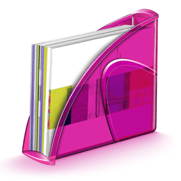 Porte-revues Happy - Rose indien