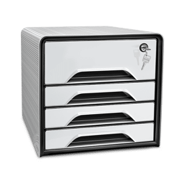 Bloc de classement Smoove Secure Blanc et Noir