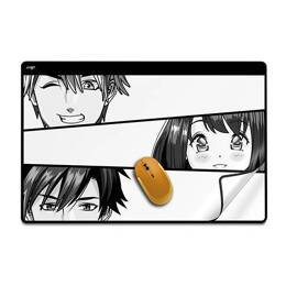 Sous-main héros Manga - Blanc / Noir