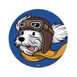 Tapis de souris Chien Aviateur