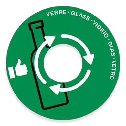 Couvercle de tri sélectif - Verre