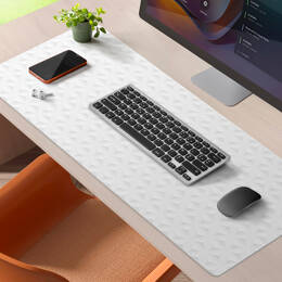 Sous-main XL Gris motif cubes