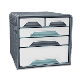 Bloc de classement Smoove 5 tiroirs panachés Riviera