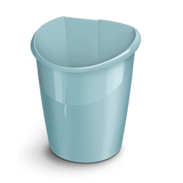 Corbeille à papier clipsable (15L) - Vert d'eau