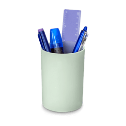 Pot à crayons recyclé First GreenSpirit - Vert sauge