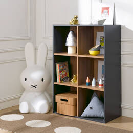 Cube de rangement 6 cases Anthracite