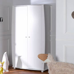 Armoire bébé Médéa Blanc