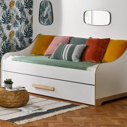 Lit banquette gigogne Boréal 90x190 cm