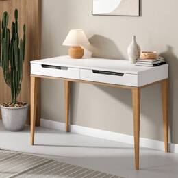 Bureau adulte Blanc & Bois One