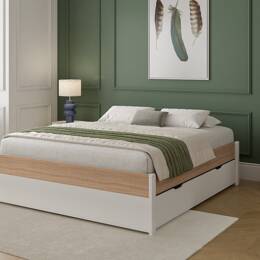 Lit 140x200 + tiroirs de rangement Nomade