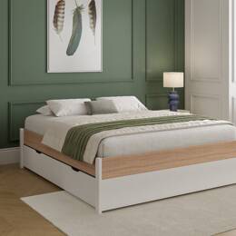 Lit 160x200 + tiroirs de rangement Nomade