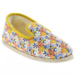 Charentaises SPRING JAUNE Chausse Mouton Chaussons laine