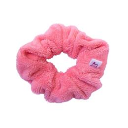 Chouchou éponge de bambou rose corail
