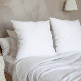 Oreiller moelleux en percale de coton | Gilbert