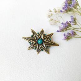 Broche bronze Cosmos