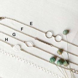 Bracelets argent "Les Discrètes"