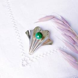 Broche argent Adanna