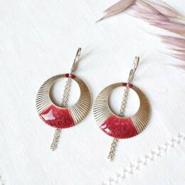 Boucles d'oreilles argent Christy