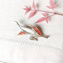 Broche argent Natura