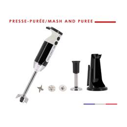 Coffret presse-purée MINIPRO noir / blanc Prise de courant EU