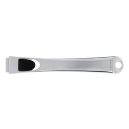 Poignée amovible en inox brillant bouton silicone