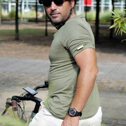 t-shirt-lin-homme-pour-vélotaf : Linen