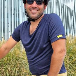 t-shirt-lin-homme-pour-vélotaf : Linen