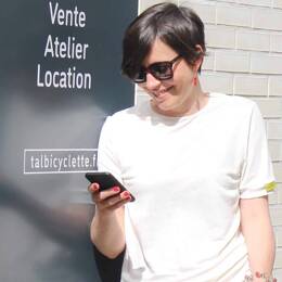 t-shirt lin col rond  : Linen