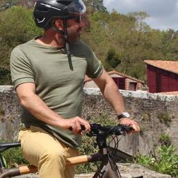 t-shirt lin col rond  : Linen