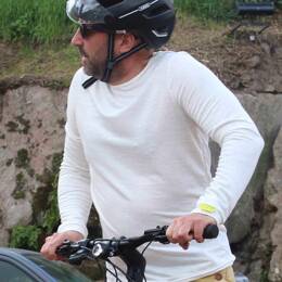 t-shirt lin vélo manches longues : Linen