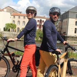 t-shirt lin vélo manches longues : Linen