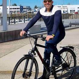 Polo homme en lin Lino manches longues