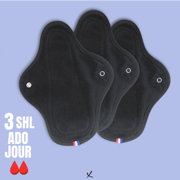 Les serviettes hygiéniques lavables Made in France pour adolescentes