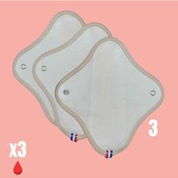 ECRU - Coloris Naturel Coffret TRIO Serviettes "JEUNES FILLES"