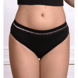 Culotte menstruelle flux moyen en coton bio
