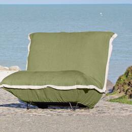 Fauteuil en Lin Bolchoï - Kaki