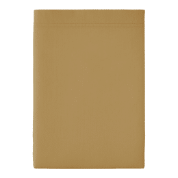Drap plat en percale de coton Première Sahara 270x300 cm
