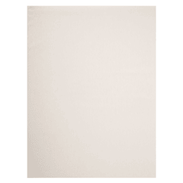 Drap plat en coton Tout Doux Creme 240x300 cm